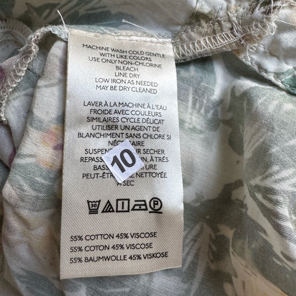 NWT Size XXS (P2P 25") - Anthropologie Pilcro Batwing Yoke Blouse (NWT US$ 118) - Picture 16 of 16